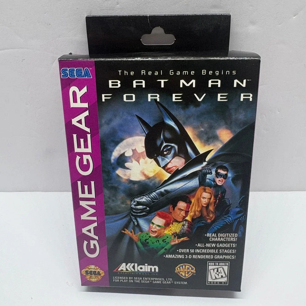 CIB Video Game Batman Forever Sega Game Gear Acclaim T-81268